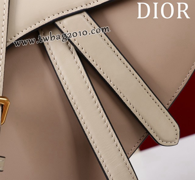 Dior专柜新款迪奥高仿原单拼色牛皮经典马鞍包 djfk1660